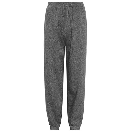 Spodnie Dresowe Unisex Luźny Krój Bawełna Organiczna NE74003 - Dark Heather
