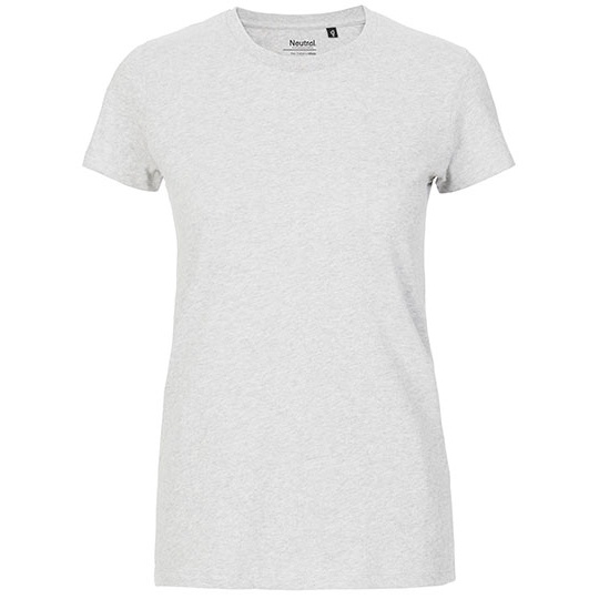 Koszulka Damska Dopasowana Bawelna Organiczna NE81001 - Ash Grey