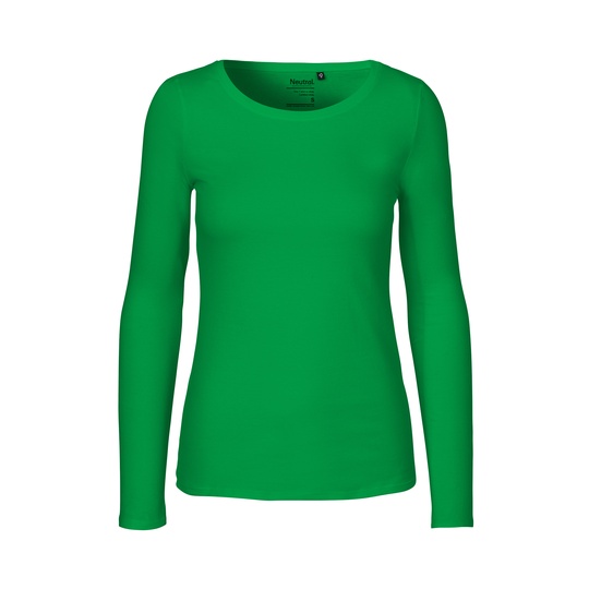 Koszulka Damska Dopasowana Bawelna Organiczna NE81050 - Green