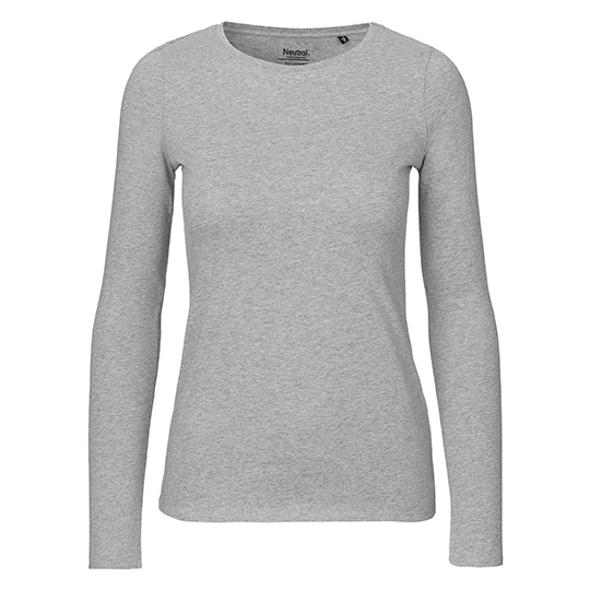 Koszulka Damska Dopasowana Bawelna Organiczna NE81050 - Sport Grey