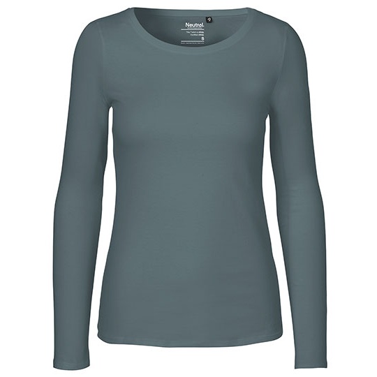 Koszulka Damska Dopasowana Bawelna Organiczna NE81050 - Teal