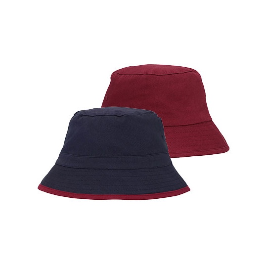 Kapelusz Dwustronny Bawelniany NE93061 - Navy & Bordeaux