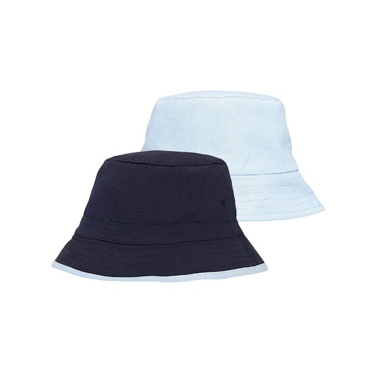 Kapelusz Dwustronny Bawelniany NE93061 - Navy & Light Blue