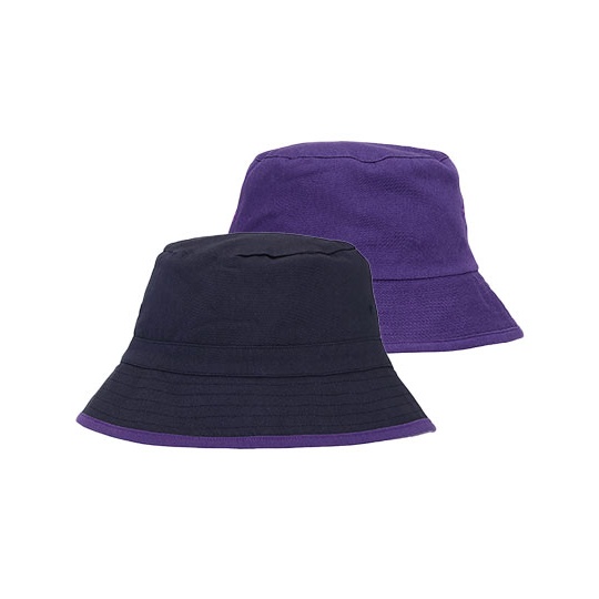 Kapelusz Dwustronny Bawelniany NE93061 - Navy & Purple