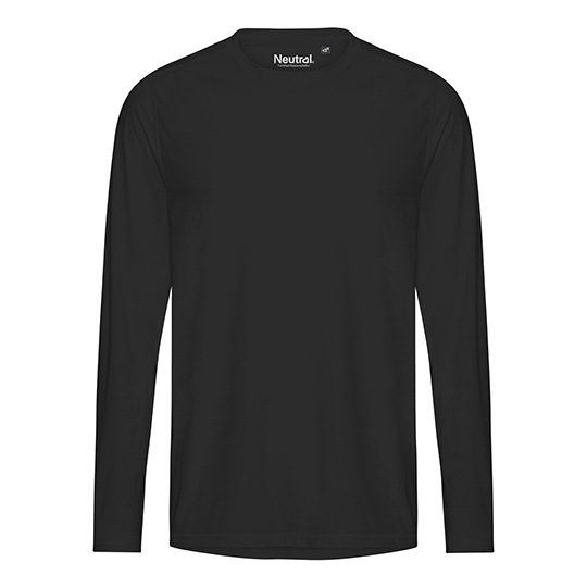 Koszulka Sportowa z Długim Rękawem NER61050 - Black