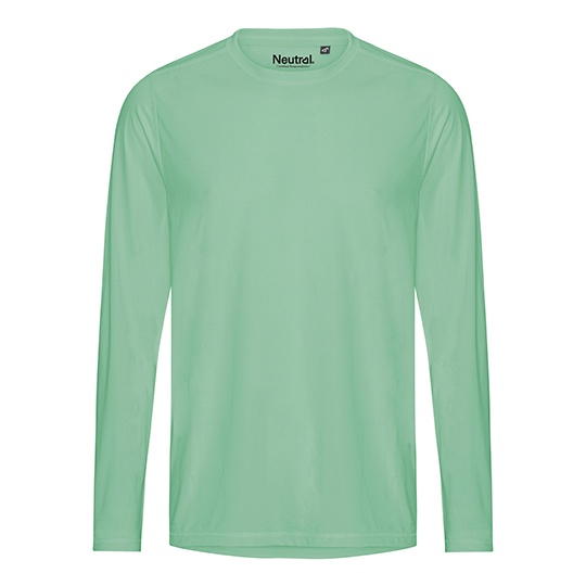 Koszulka Sportowa z Długim Rękawem NER61050 - Dusty Mint