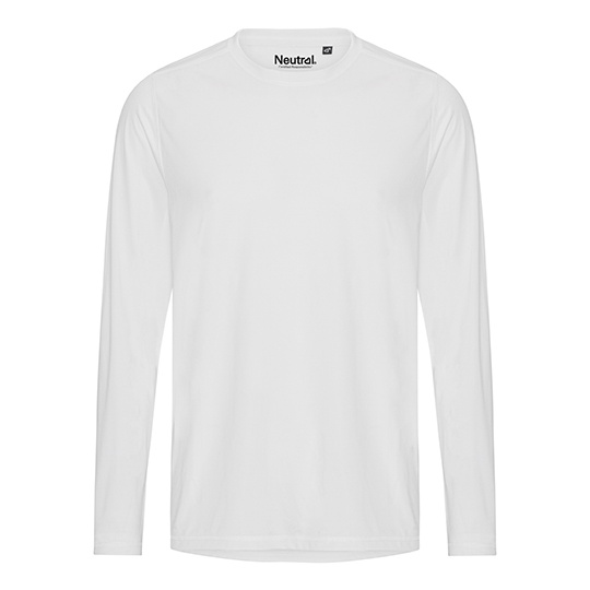 Koszulka Sportowa z Długim Rękawem NER61050 - White