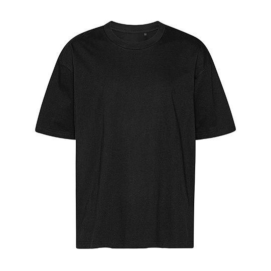 T-Shirt Oversize z Bawełny NET60011 - Black
