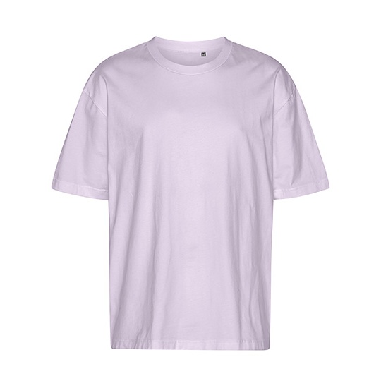 T-Shirt Oversize Bawełna Organiczna NET60011 - Dusty Purple