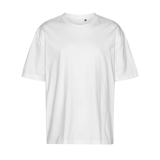 T-Shirt Oversize Bawełna Organiczna NET60011 - White