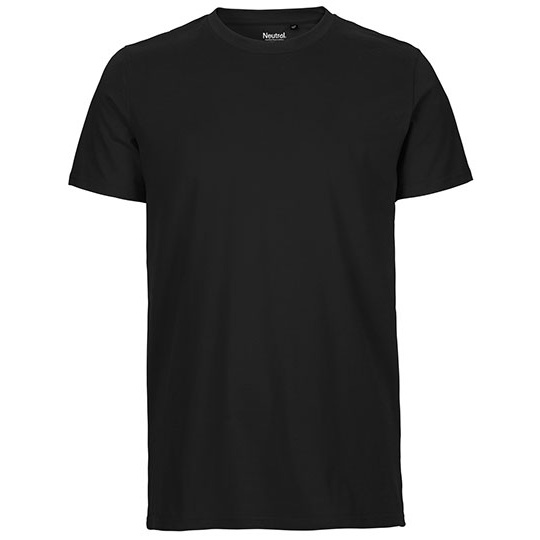 T-shirt Unisex Slim Bawełna Organiczna NET61001 - Black