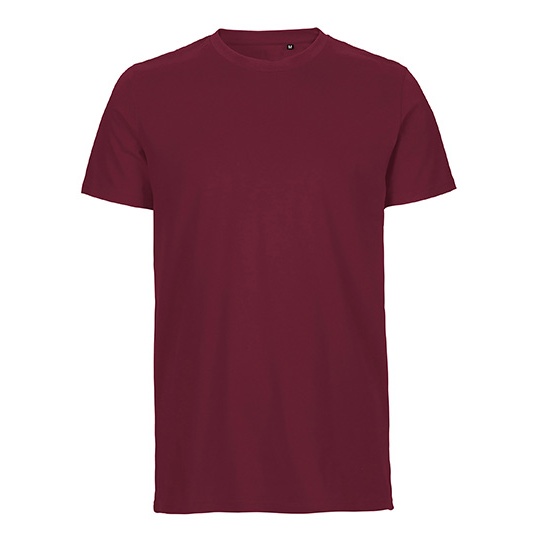 T-shirt Unisex Slim Bawelna Organiczna NET61001 - Bordeaux