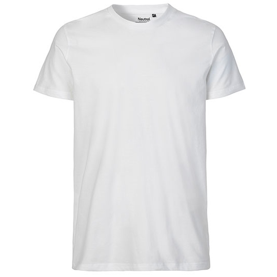 T-shirt Unisex Slim Bawelna Organiczna NET61001 - White