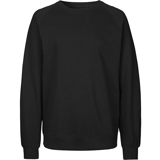 Bluza Raglanowa Unisex Bawelna Organiczna NET63001 - Black
