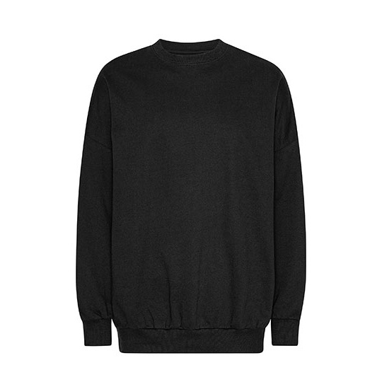 Bluza Oversize Bawełna Organiczna NET63011 - Black