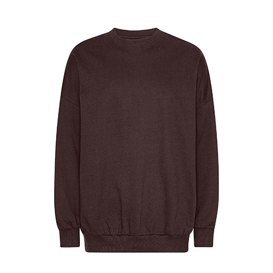 Bluza Oversize Bawełna Organiczna NET63011 - Brown