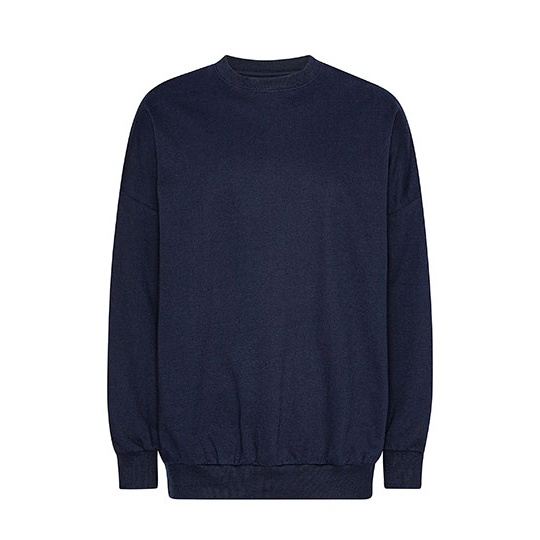 Bluza Oversize Bawelna Organiczna NET63011 - Navy