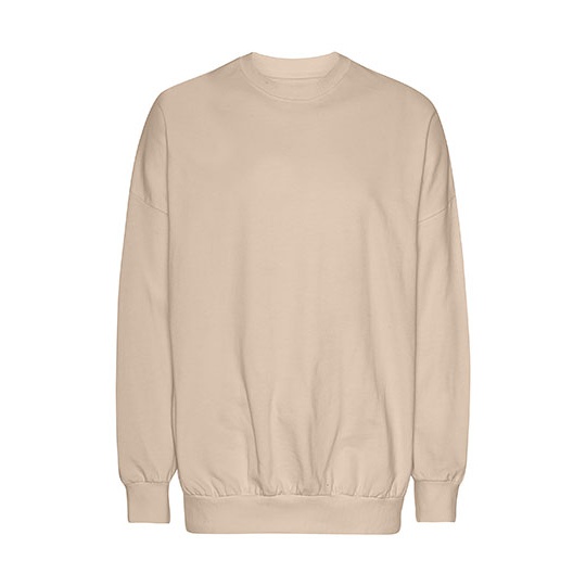 Bluza Oversize Bawelna Organiczna NET63011 - Sand