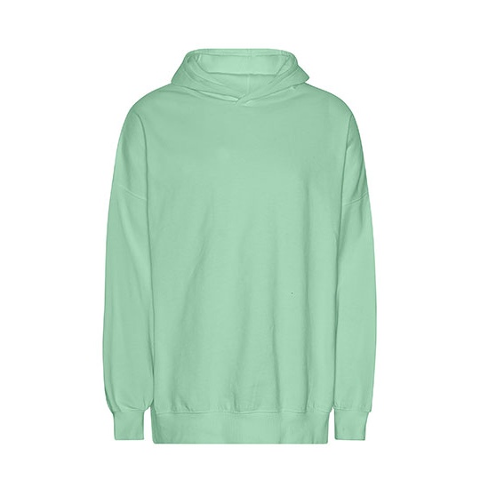 Bluza Oversize Czesana Bawełna Organiczna NET63111 - Dusty Mint