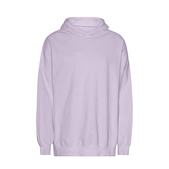 Bluza Oversize z Kapturem NET63111 - Dusty Purple