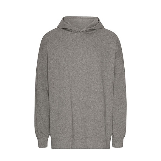 Bluza Oversize Czesana Bawelna Organiczna NET63111 - Sport Grey