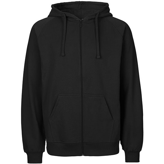 Bluza Unisex Rozpinana Bawełna Organiczna NET63301 - Black