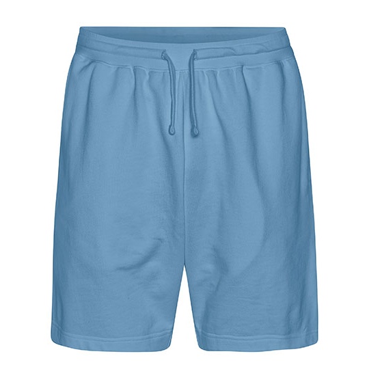 Szorty Oversize Bawełniane NET64111 - Dusty Indigo