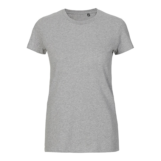 Damski T-shirt Slim NET81001 - Sport Grey