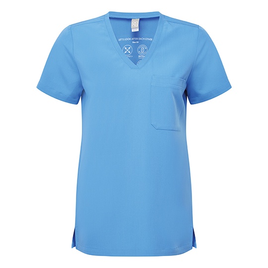 Tunika Damska Nowoczesna Oddychajaca Stretch NN300 - Ceil Blue