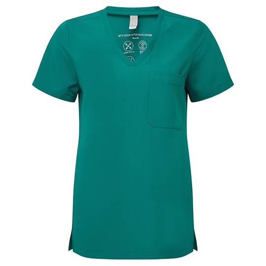 Tunika Damska Nowoczesna Oddychająca Stretch NN300 - Clean Green