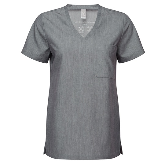 Tunika Damska Nowoczesna Oddychajaca Stretch NN300 - Dynamo Grey