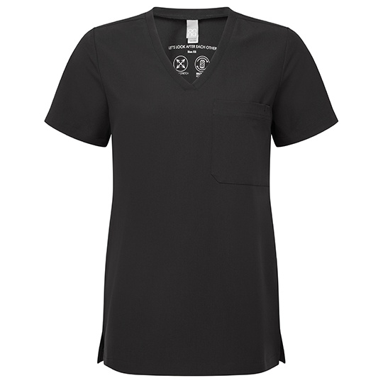 Tunika Damska Nowoczesna Oddychajaca Stretch NN300 - Exact Black