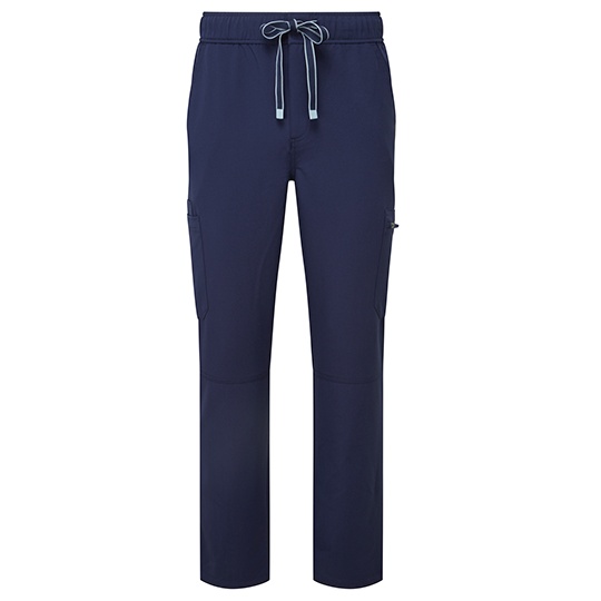 Spodnie Cargo Męskie Oddychające Stretch NN500 - Action Navy