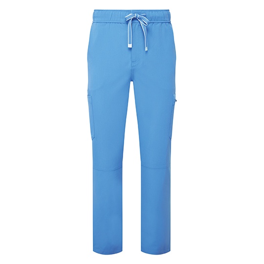 Spodnie Cargo Meskie Oddychajace Stretch NN500 - Ceil Blue