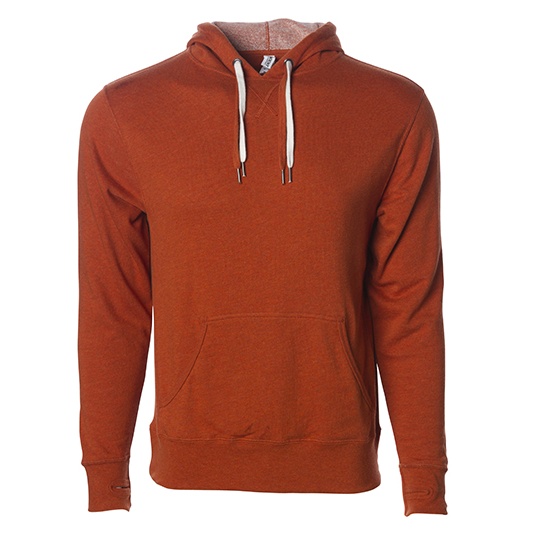 Bluza Unisex z Kapturem Frotte NP304 - Burnt Orange Heather