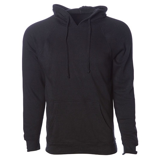 Bluza Raglanowa Unisex Polar Bawelniano Poliestrowy NP305 - Black