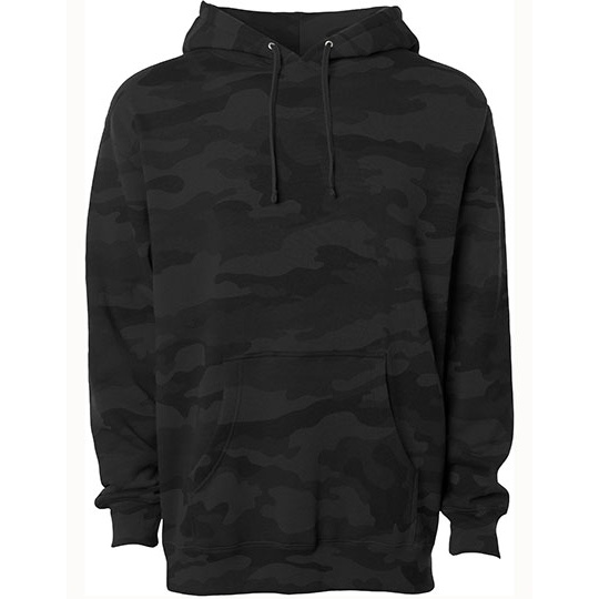 Męska bluza z kapturem heavyweight NP380 - Black Camo