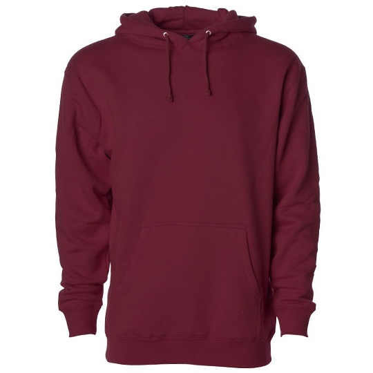 Bluza Męska Z Kapturem Heavyweight NP380 - Maroon