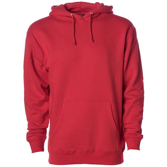 Męska bluza z kapturem NP380 - Red