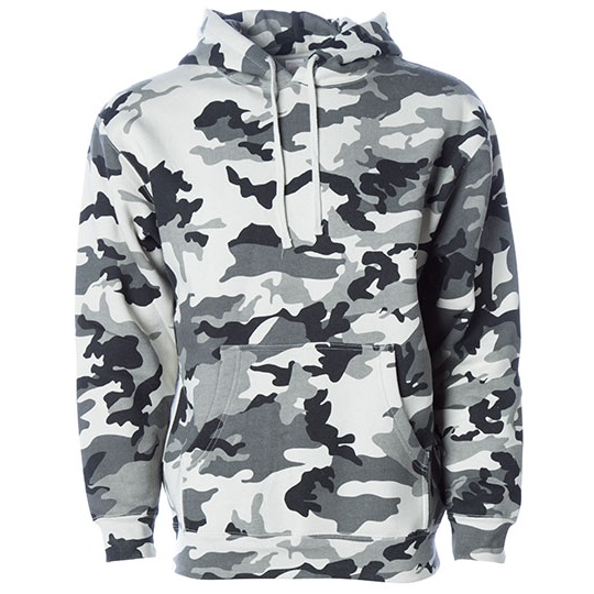 Męska bluza z kapturem NP380 - Snow Camo
