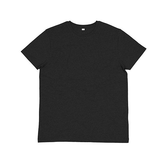 Koszulka Dopasowana Bawelna Organiczna P01 - Charcoal Grey Melange