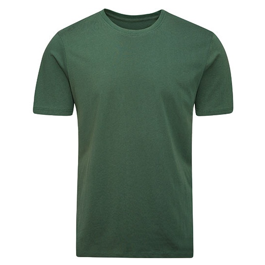 Koszulka Dopasowana Bawelna Organiczna P01 - Forest Green