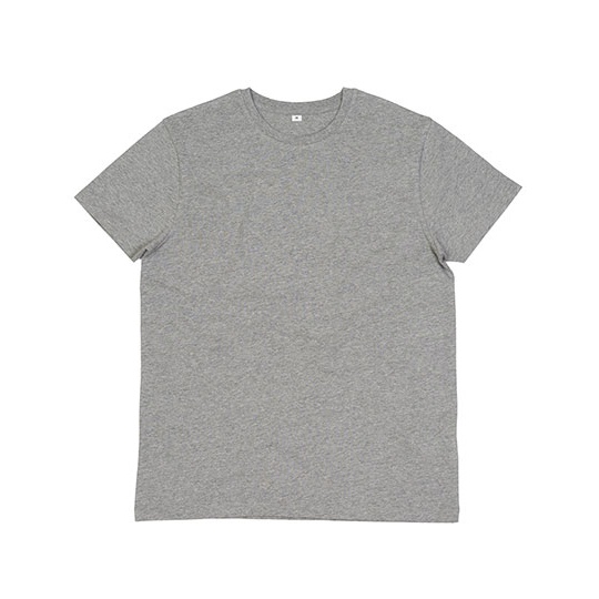 Koszulka Dopasowana Bawelna Organiczna P01 - Heather Grey Melange