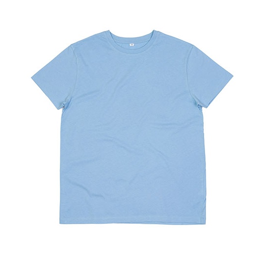 Koszulka Dopasowana Bawelna Organiczna P01 - Sky Blue