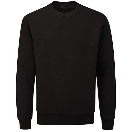 Bluza Unisex Bawełna Organiczna Poliester Recyklingowy P05 - Black