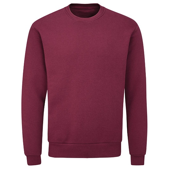 Bluza Unisex Bawelna Organiczna Poliester Recyklingowy P05 - Burgundy