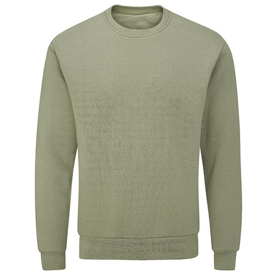 Bluza Unisex Bawełna Organiczna Poliester Recyklingowy P05 - Soft Olive