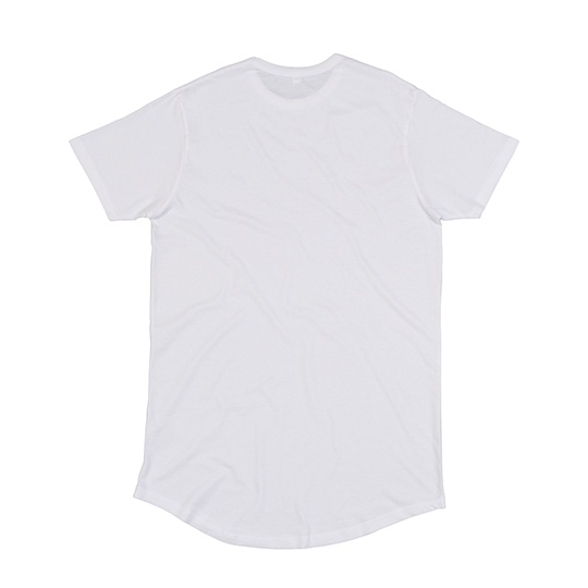 Męska koszulka długa oversize P126 - White