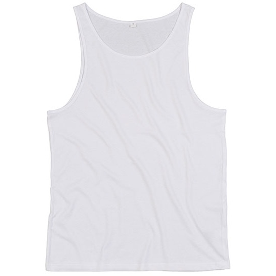 Bezrekawnik Dopasowany Bawelna Organiczna P133 - White