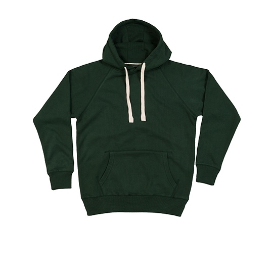Bluza z kapturem Klasyczna Bawelna Organiczna P73 - Forest Green